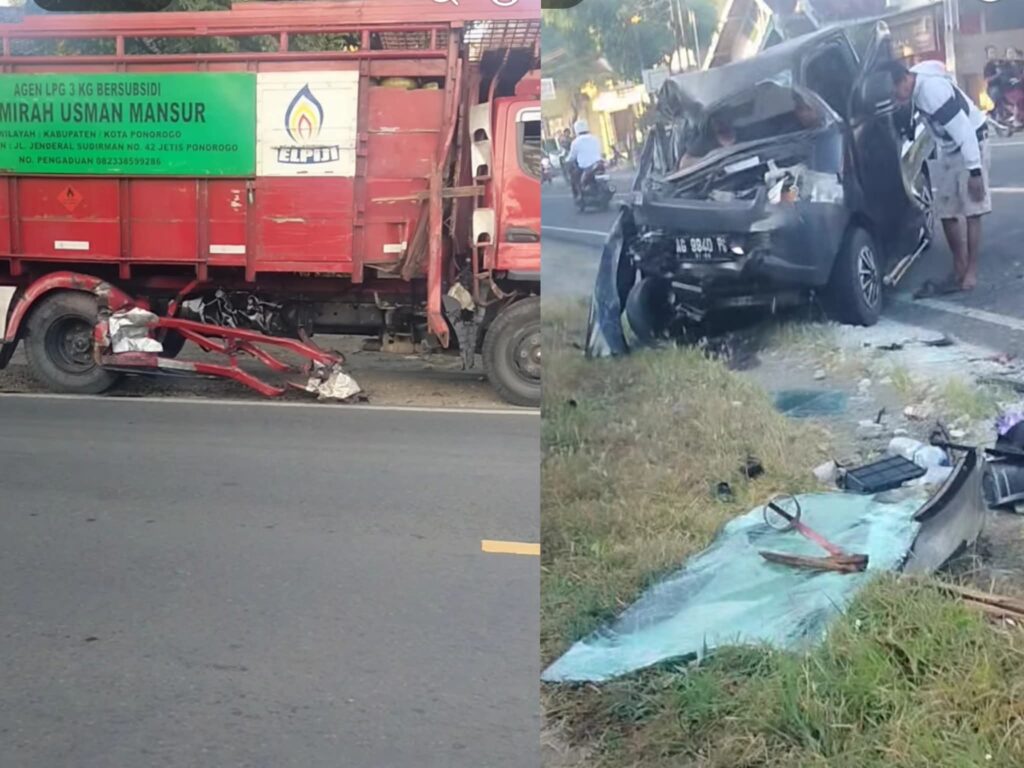 Grandmax Hantam Truk Elpigi, Jalur Maut Ganding Sambit Jalur Ponorogo Trenggalek